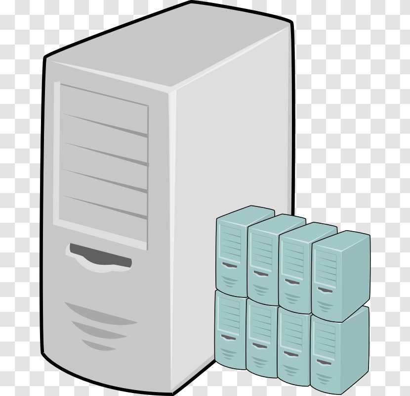 Computer Servers Virtual Machine Host Clip Art - Technology - Database Server Cliparts Transparent PNG