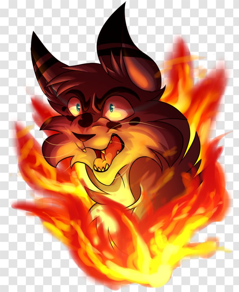 Demon Cartoon Desktop Wallpaper Carnivora - Mythical Creature - Hell Fire Transparent PNG