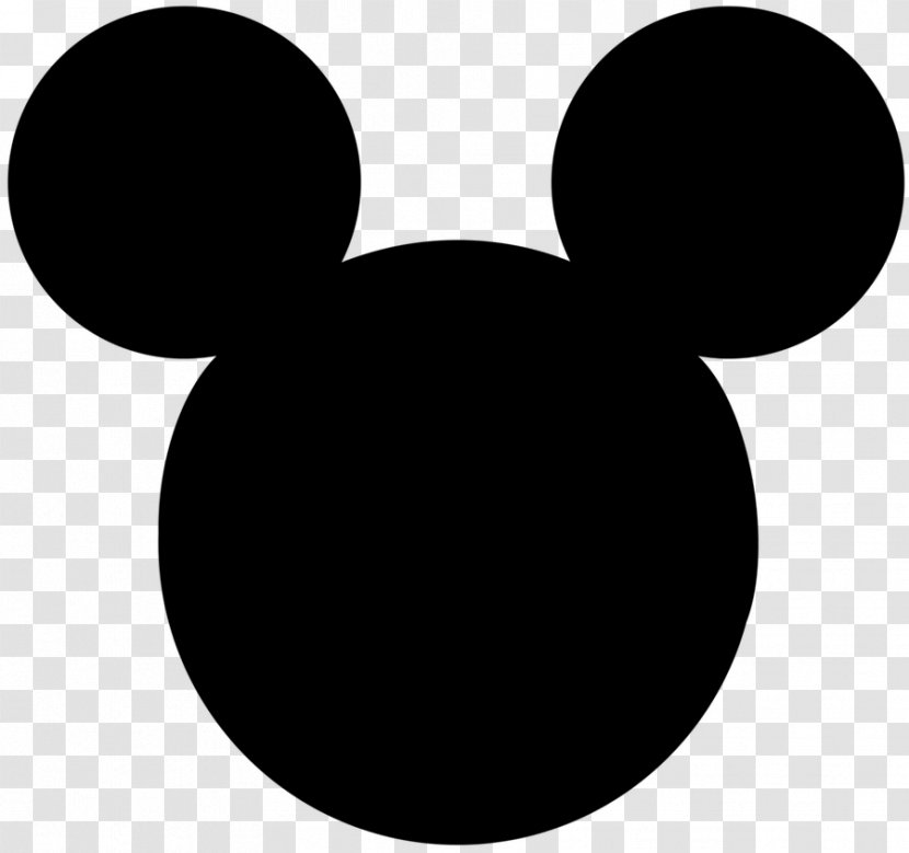 Black And White Pattern - Picture Of Mickey Mouse Ears Transparent PNG