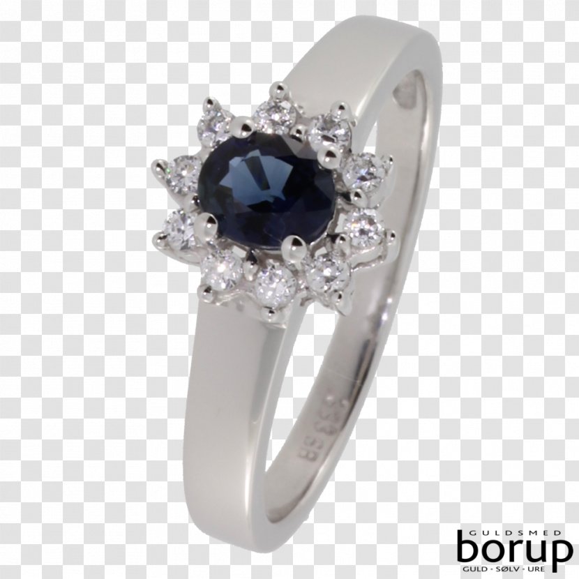 Sapphire Wedding Ring Diamond - Gemstone Transparent PNG