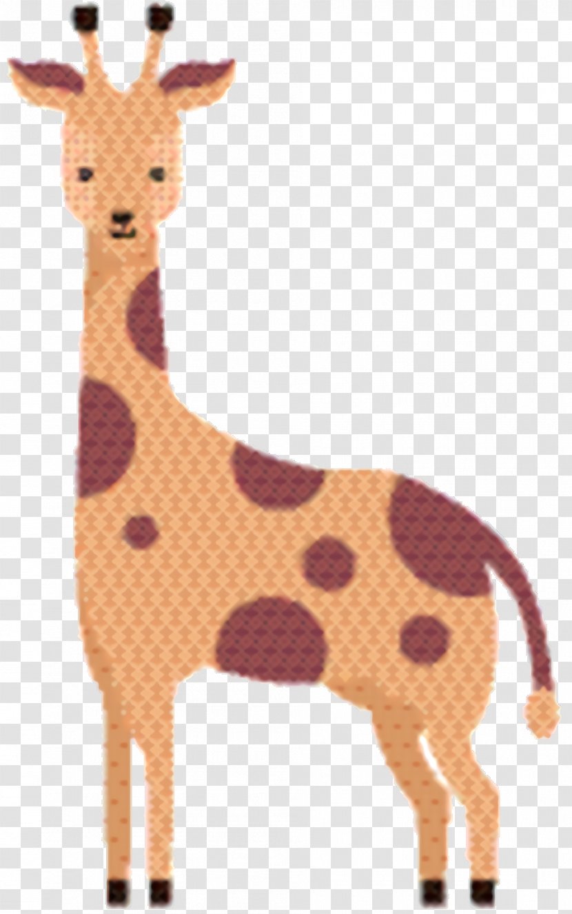 Giraffe Cartoon - Stuffed Toy - Fawn Transparent PNG