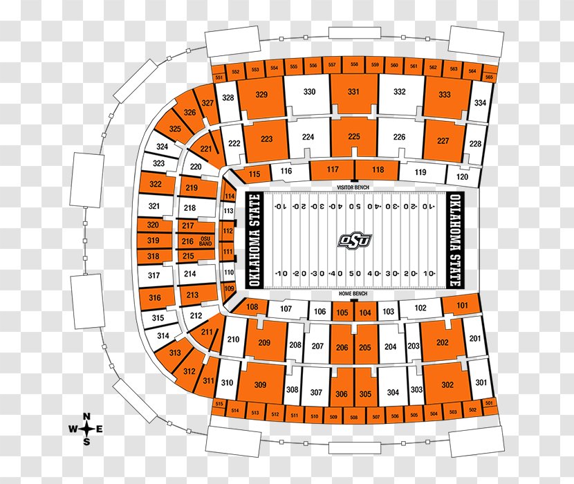 Boone Pickens Stadium Floor Plan Point - Audience Transparent PNG