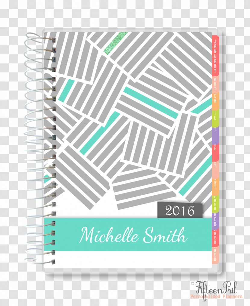Teal Line Font Pattern Brand - Text Messaging - Weekly Planner Transparent PNG