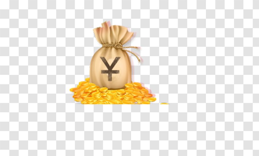 Money Bag Coin Gold - Yellow - Bags Transparent PNG