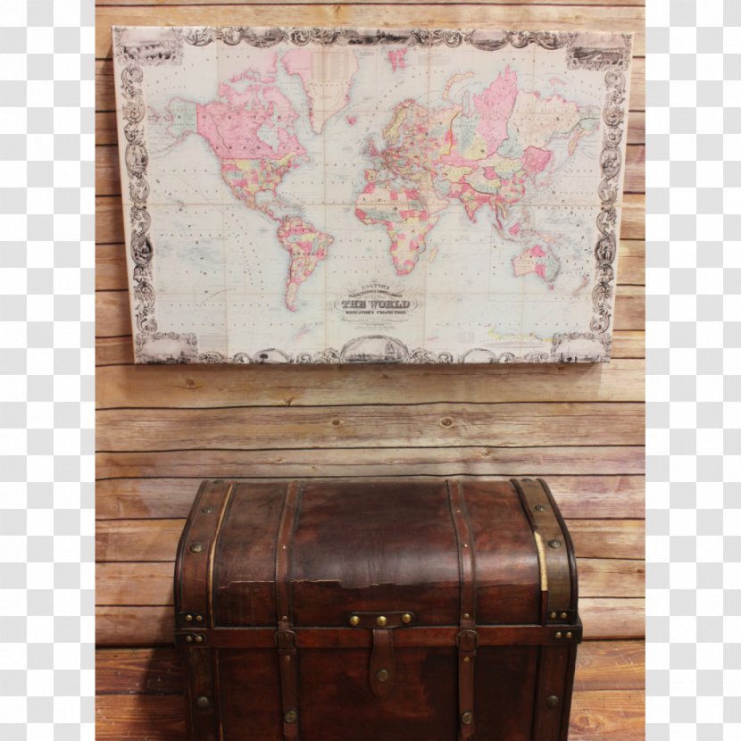 World Map Antique Chair Transparent PNG