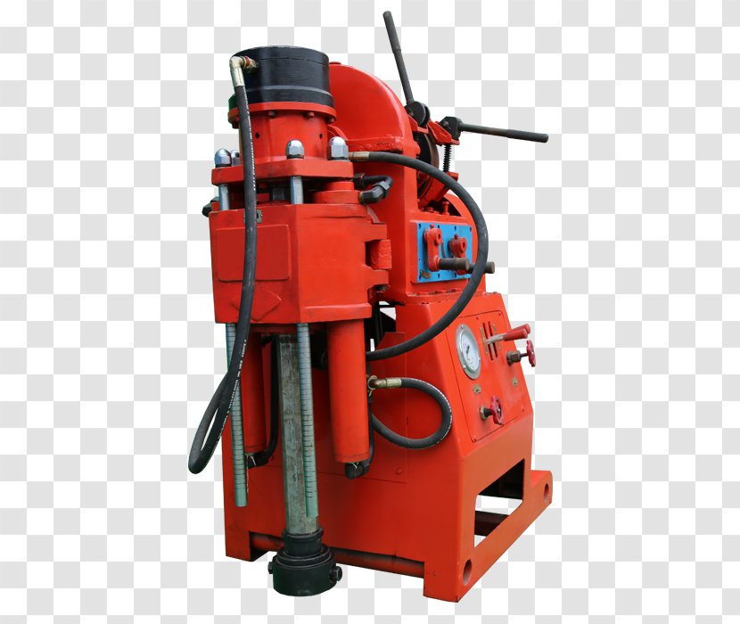 Machine Tool Drilling Rig Augers Hydrocarbon Exploration Water Well - Compressor - Chongqing Transparent PNG