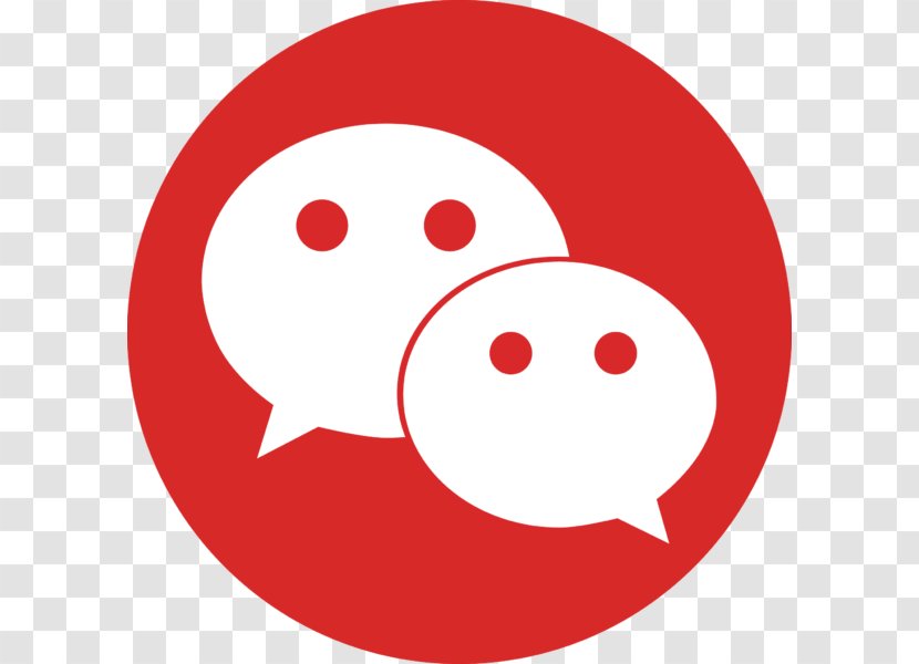 WeChat China Tencent QQ Social Media - Red Transparent PNG
