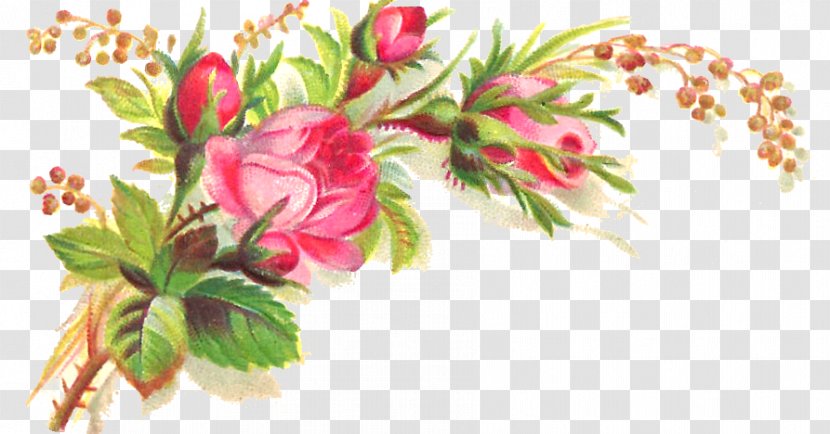 Floral Design Flower Bouquet Clip Art - Rose - Corner Transparent PNG
