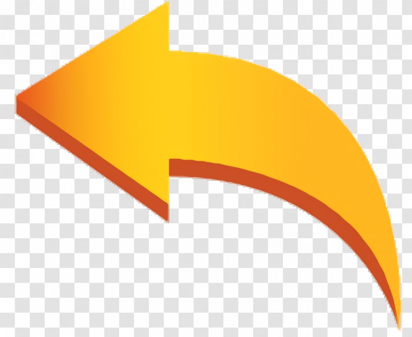 Yellow Arrow - Triangle Transparent PNG