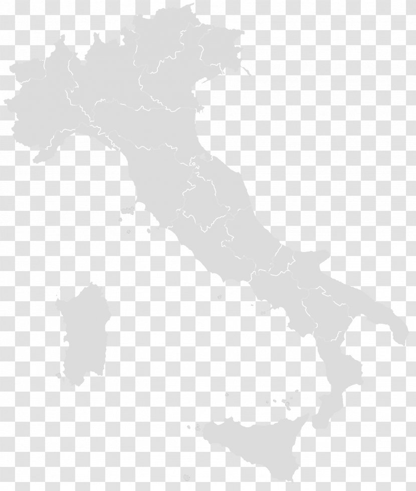 Regions Of Italy Vector Map Stock Photography - Wikimedia Commons Transparent PNG