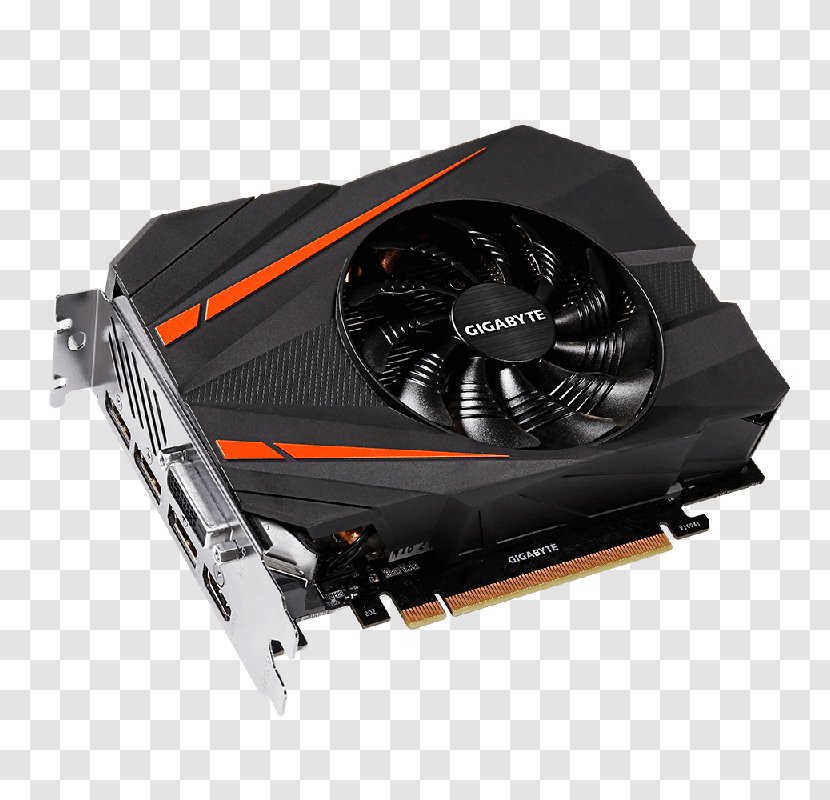 Graphics Cards & Video Adapters 英伟达精视GTX 1080 Gigabyte Technology GeForce - Scalable Link Interface - Miniitx Transparent PNG