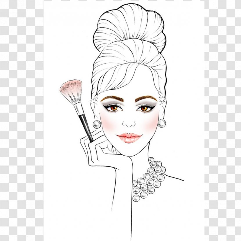 Cosmetics Fashion Illustration Drawing Sketch - Cartoon - Make Up Posters Transparent PNG