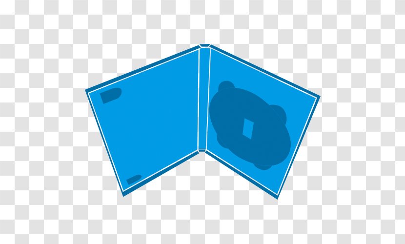 Rectangle - Electric Blue - Dvd Box Transparent PNG