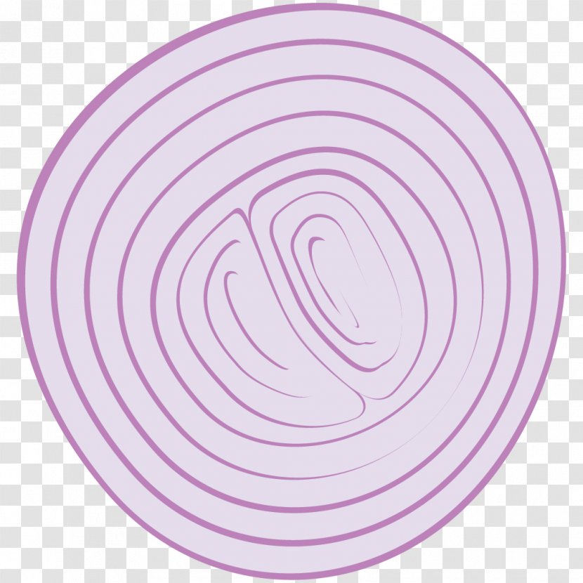 Circle Purple Icon - Spiral - The English Alphabet Of O Transparent PNG