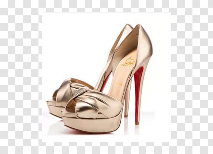 Slip High-heeled Footwear Court Shoe Satin - Bridal - Louboutin Transparent PNG