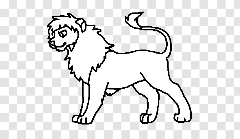 Lion Puppy Line Art Drawing Clip - Watercolor Transparent PNG