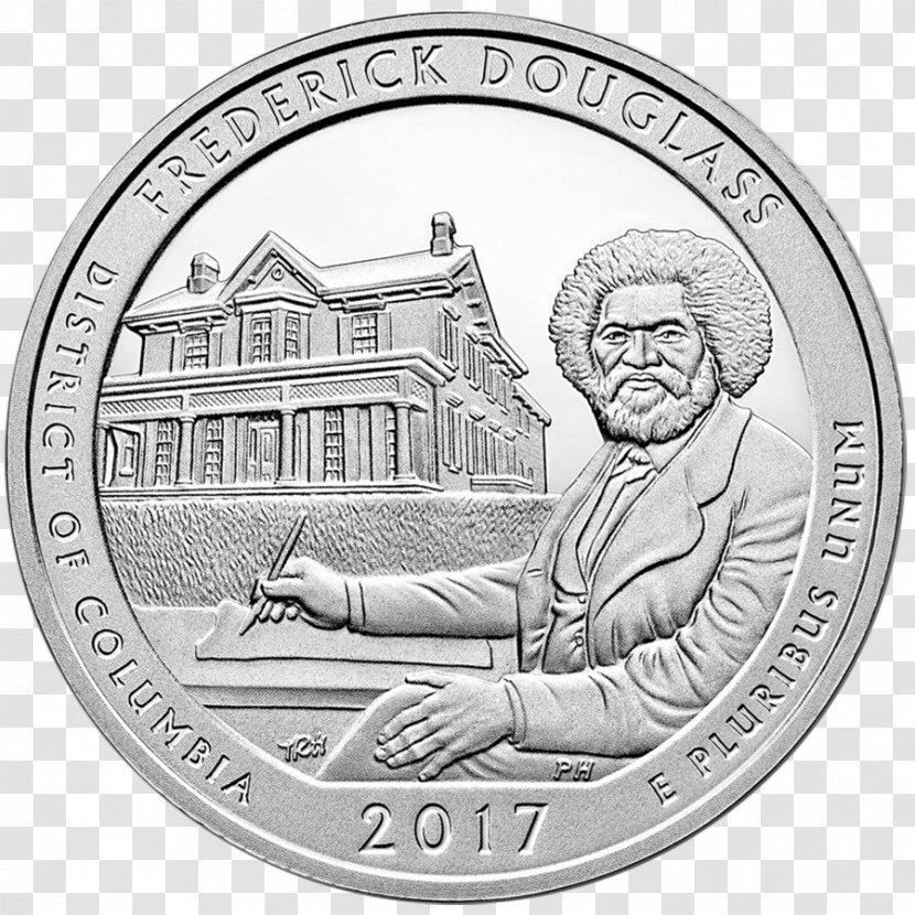 Frederick Douglass National Historic Site Quarter United States Mint Coin - Dollar Transparent PNG