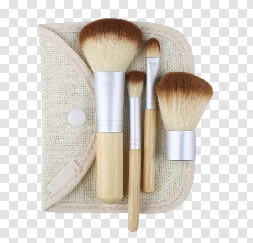 Makeup Brush Cosmetics Face Powder Eye Shadow - Hair - Promotion Transparent PNG