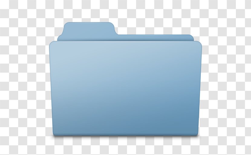 Blue Angle Aqua - Computer Software - Generic Folder Transparent PNG