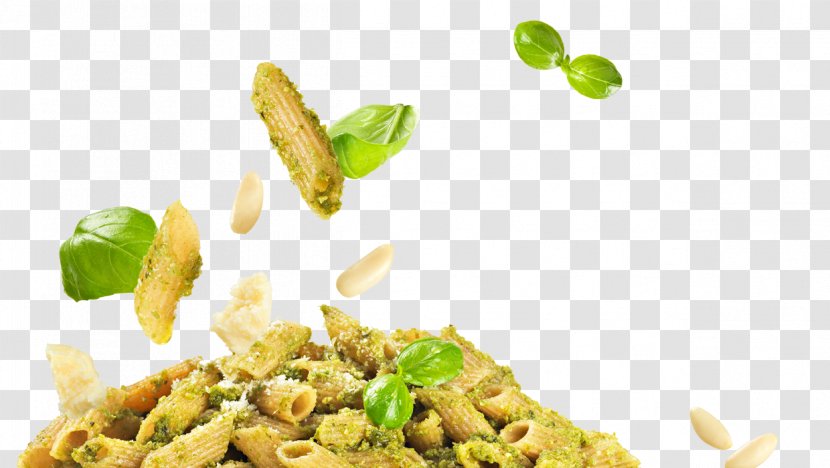 Vegetarian Cuisine Recipe Dish Food Condiment - Vegetable - Pesto Pasta Transparent PNG