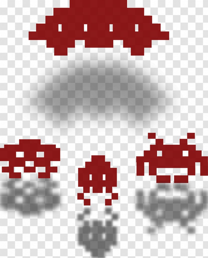 Space Invaders Retrogaming Arcade Game Clip Art - Cartoon Transparent PNG