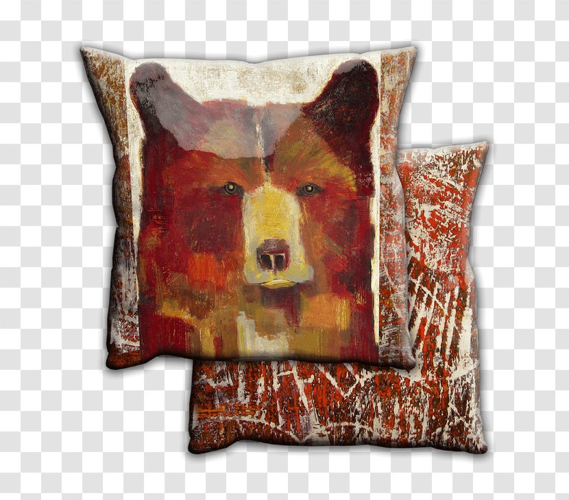 Electric Avenue Gifts Throw Pillows Bear Cushion - Timber Sign Transparent PNG