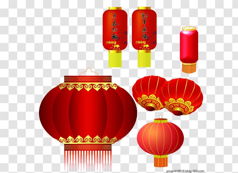 Lantern Festival Chinese New Year Design - Lampion Transparent PNG