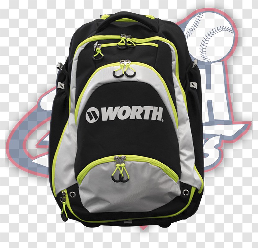 Backpack Baseball Bats Bag Softball - Sporting Goods - Green On Rollers Transparent PNG