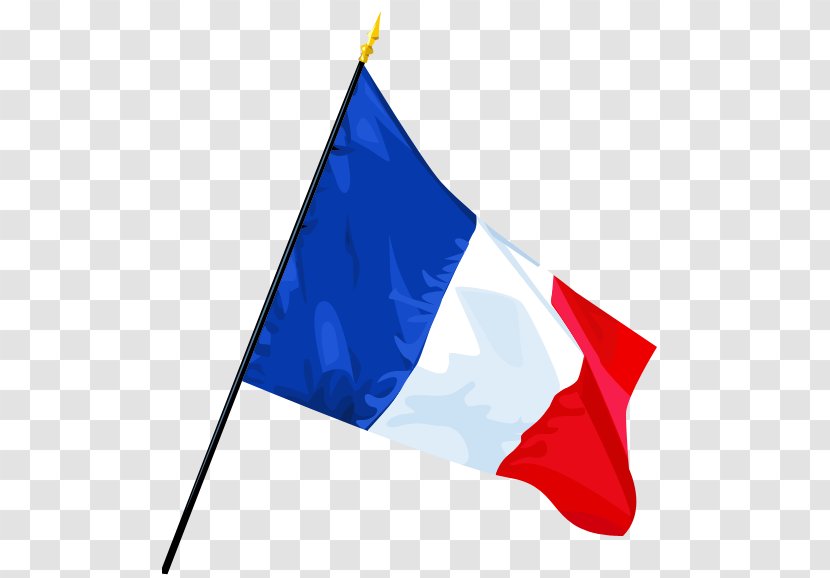 Flag Of France Clip Art - Triangle - Blue And Red French Transparent PNG