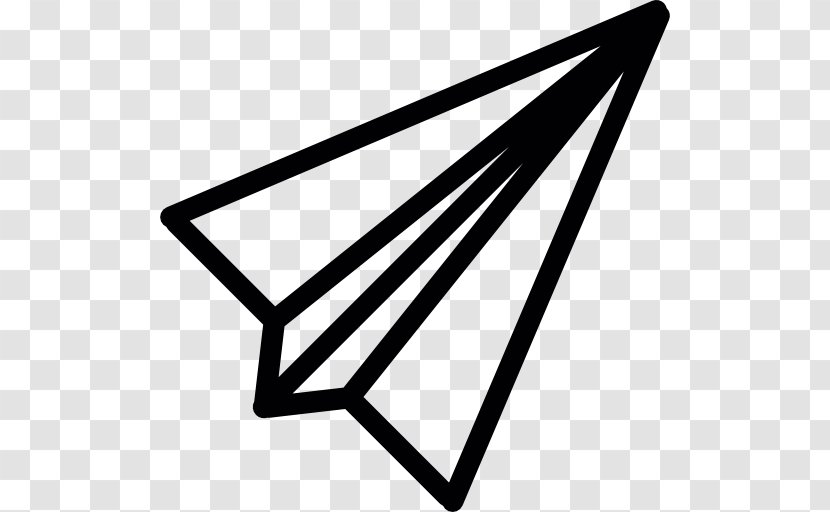 Fold Paperrplane - Triangle - Airplane Transparent PNG
