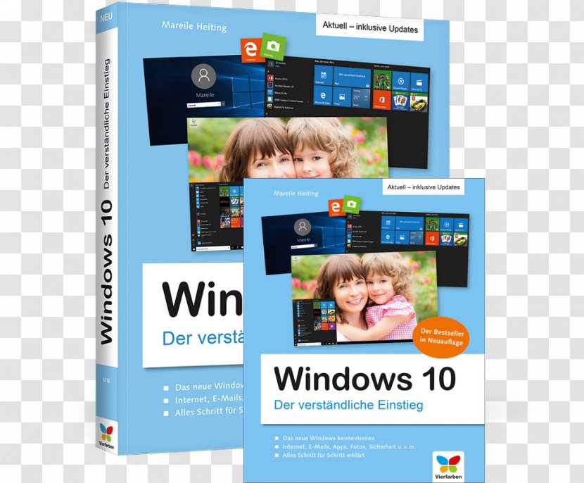 Windows 10: Der Verständliche Einstieg. Das Praxis-Handbuch Zu 10 In Farbe - Computer - Aktualisierte Neuauflage Des BestsellersInklusive Aller Updates! : Einstieg Microsoft SoftwareWindows Dvd Cover Transparent PNG