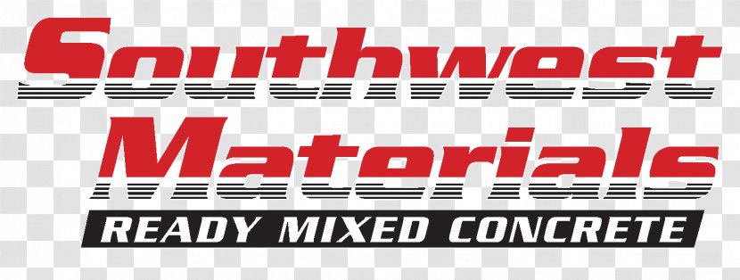 Concrete Logo Brand Southwest Materials - Table Rock Asphalt Co - Vector Transparent PNG