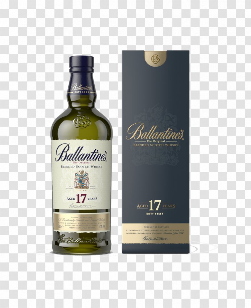 Blended Whiskey Scotch Whisky Jameson Irish Distilled Beverage - Ballantines Transparent PNG