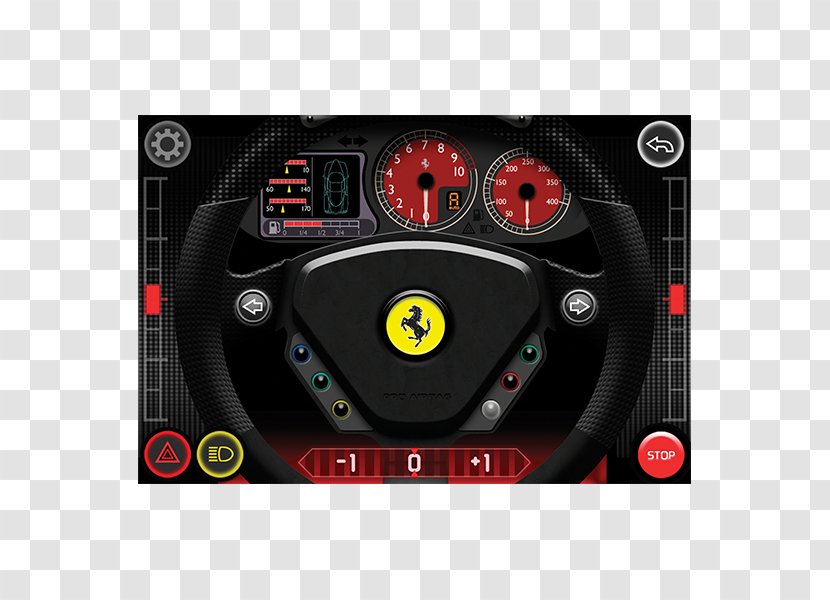 Enzo Ferrari Motor Vehicle Steering Wheels Car App Store - Hardware Transparent PNG