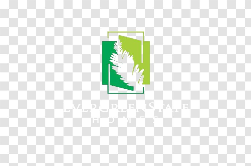 Evergreen State Homes Bellevue Brand Real Estate Logo - Washington - Rectangle Transparent PNG