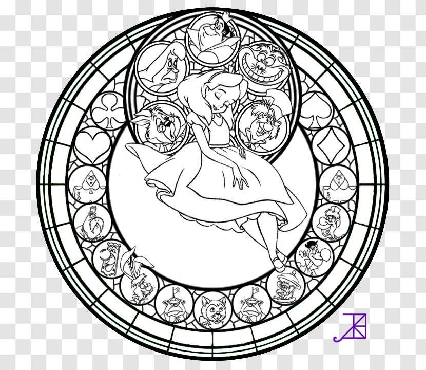 Window Stained Glass Coloring Book - Flower - Color Halo Staining Transparent PNG