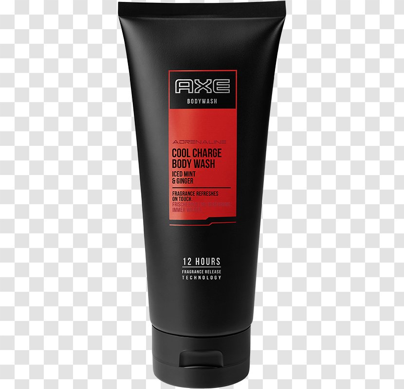 Shower Gel Axe Hair Styling Products - Adrenaline Cool Transparent PNG