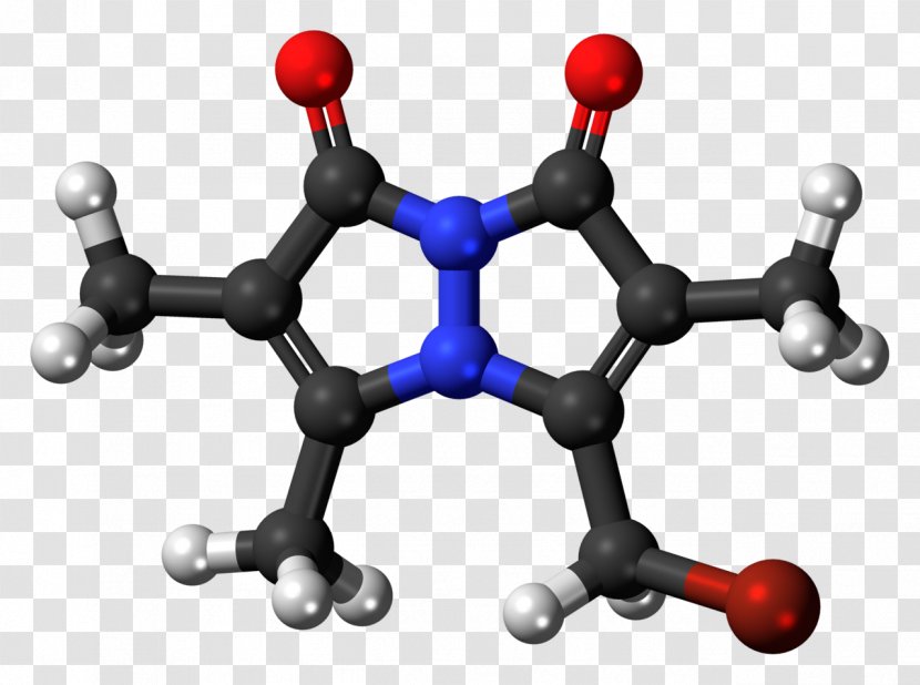 Ball-and-stick Model Molecular N,N-Dimethyltryptamine Hydrocarbon Molecule - Ballandstick - 3d Balls Transparent PNG