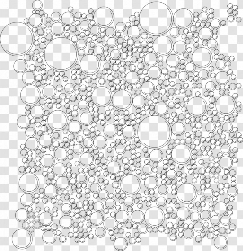 Texture Mapping DeviantArt - Black And White - Bubble Transparent PNG