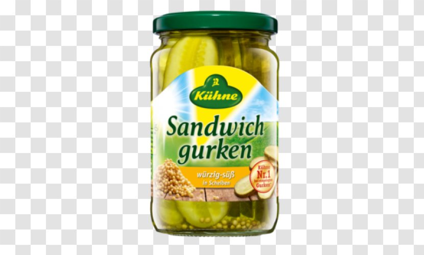 Pickled Cucumber Carl Kühne KG Gurkensalat Food Supermarket Transparent PNG
