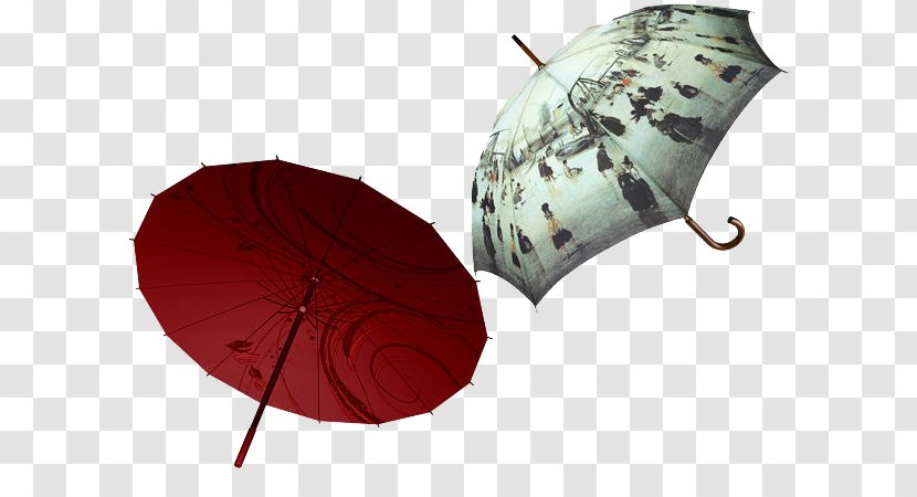 Umbrella Icon - Data - Pattern Of Red And White Creative Pull Free Transparent PNG