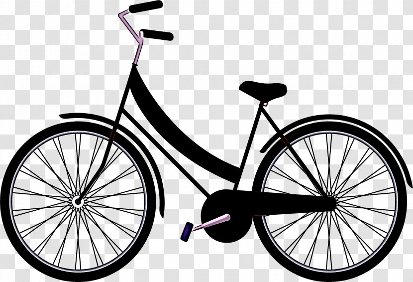 Land Vehicle Bicycle Wheel Tire Part - Drivetrain - Fork Transparent PNG