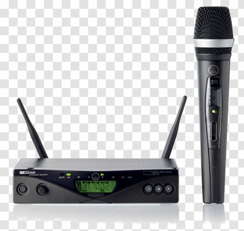 Wireless Microphone Human Voice AKG Acoustics - Silhouette Transparent PNG