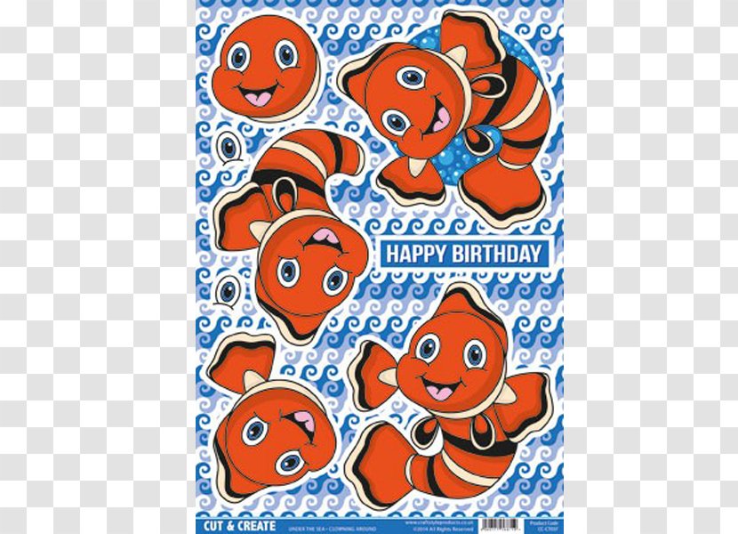 Paper Decoupage Art Craft - Clown Fish Transparent PNG