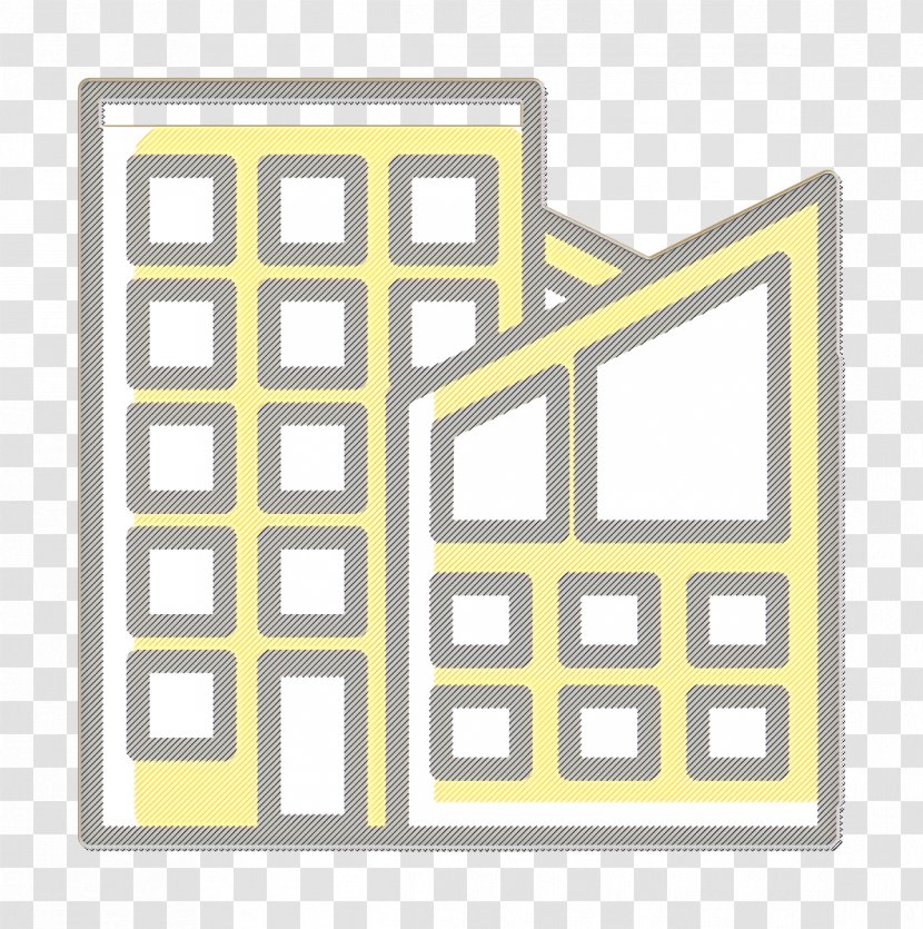 Apartment Icon Block Building - Rectangle Text Transparent PNG