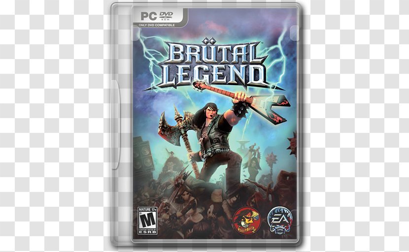 Brütal Legend Xbox 360 Psychonauts Guitar Hero: Warriors Of Rock Video Game - Electronic Arts Transparent PNG