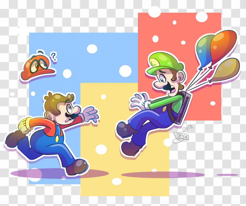 Super Mario Odyssey Bros. & Luigi: Paper Jam World - Bros Transparent PNG