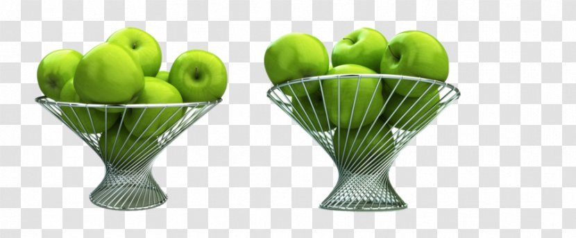 Apple Green Basket - Grass - Fresh Transparent PNG