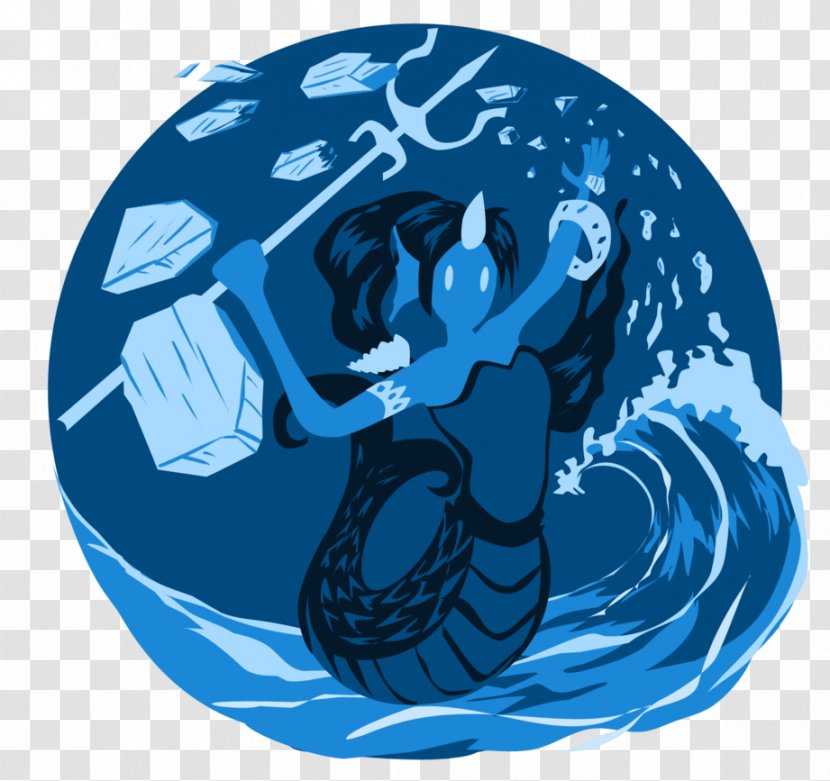 Elemental Spirit Undine Art Legendary Creature - Blue - Seiken Densetsu 3 Transparent PNG