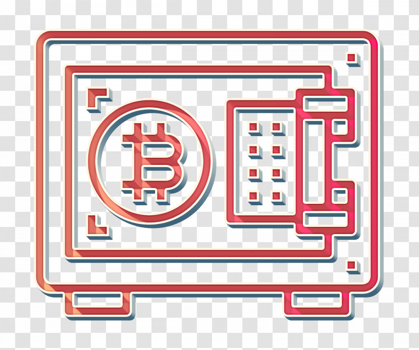 Bitcoin Icon Safe Box Icon Vault Icon Transparent PNG